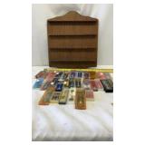 Souvenir Spoon Collection and Wooden Hanger