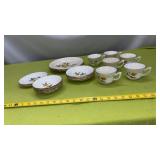 Vtg 22k Gold for Bone China Dishes-Made in USA