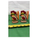 Vintage LEGO Japan Rooster Salt and Pepper