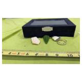 Vtg Carved Bone Brooch, Hoop Earring, Broochï¿½s,