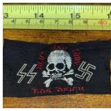 WW2 German SS Waffen-SS cap insignia.