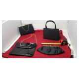 Vintage Black Evening purses, clutch
