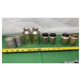 Aluminum Salt & Pepper Shaker Collection