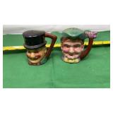 Vintage Toby head salt and pepper shaker 1950