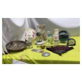 Thomas Kinkade Stillwater Bridge Dome Clock. Home