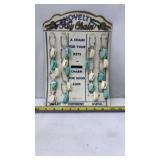 novelty keychain display card featuring