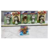 Vtg Bobble Heads & Rainbow TrollAll sealed in
