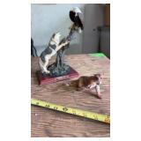 Cougar Figurine & Great Smokey Mountains Wolf &