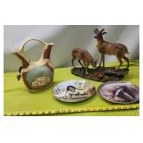 Indian Collector Plates & wedding Vase