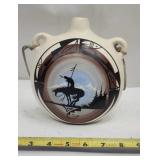 Native American End Of The Trail Canteen Signed