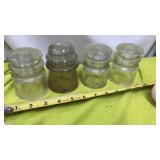 Vintage  Hemingray Clear Glass Insulators