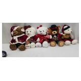 1994, 1995, 2004, 2008, 2012 Holiday Bears