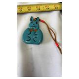 intage Celluloid Rabbit Coin Purse Plastic
