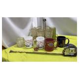 VTG. Federal Glass Colonial Iridescent Thumbprint