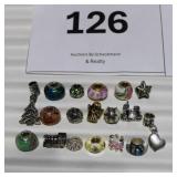 European lg. hole Beads, Similar to Pandora