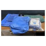 Tarps Various sizes 15 x 19, 8 x 8, 9x 11, 6x5