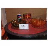 Marigold & Avacado Anchor Hocking & Marigold Kings