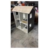 Homemade Wooden Doll House 34.75 x 39.5 x 20.25