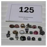 European lg. hole Beads, Similar to Pandora