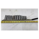 Deep Well Sockets made in Taiwan w/ Holder