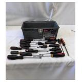 16in Popular Mechanic Toolbox, Husky Screwdrivers