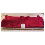 Over 7 Yards Of Red Velvet Material