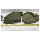 US Military M17 gas mask bag, & US Military M40