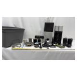 Tote w/ Speakers, Joysticks, Speaker Wire and