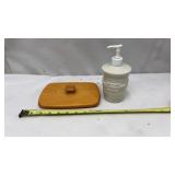 Longaberger Pottery Woven Traditions soap