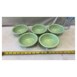 Mid 20th Century Dallas Ware Seafoam Green Bowls-