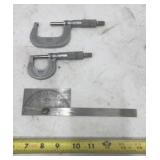 Vintage LUFKIN No. 1641V & 1642v Micrometer Made