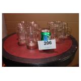 4 Golden Harvest mugs & 7 Plain Mugs