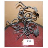 Vineyard Metal Wine Rack Holds6 15" x 12" x 15"