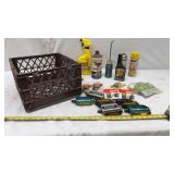 Crate w/ Brake Fluid, Fuel Injector Cleaner,