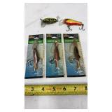 Fishing Lures and Minnows including Poe,