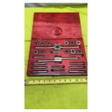 BLUE POINT TAP & DIE SET INSIDE * ORIGINAL WOOD