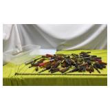 Tote w/ lid of screwdrivers