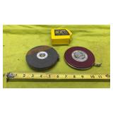 Craftsman 25 ft Tape Measure & 2-100ft tape