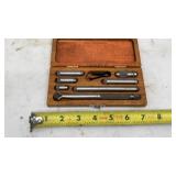 Lufkin Rule Co. inside micrometer set in its