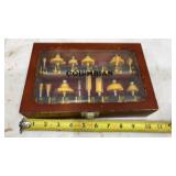 Columbian 15-Piece Router Bit Set in a wooden