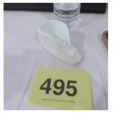 FENTON MILK GLASS SHOE