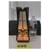 STAINED GLASS PENDANT LAMP, WORKS