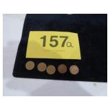 CANADA ONE CENT 1966, 68, 70, 71, 78