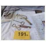 OLD BOTTLE OPENERS, BEER, POP