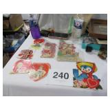 VINTAGE VALENTINES, SOME SIGNED