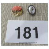 VTG SIGNED AVON BROOCHES