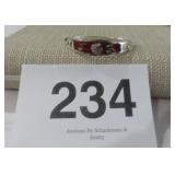 THEMICO RED BANGLE BRACELET 14.79 G