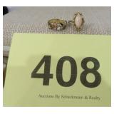 2 RINGS SIZE 8 & 5, NO MARKINGS