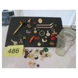 JAR OF MISC OLD ITEMS