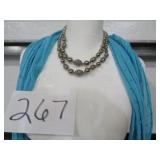 VTG CORO SIGNED SILVERTONE DOUBLE